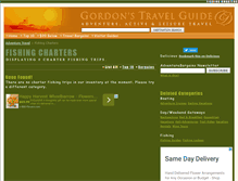 Tablet Screenshot of fishing-charters.gordonsguide.com