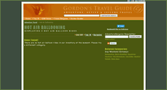 Desktop Screenshot of hot-air-ballooning.gordonsguide.com