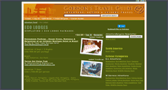 Desktop Screenshot of eco-lodges.gordonsguide.com
