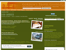 Tablet Screenshot of eco-lodges.gordonsguide.com