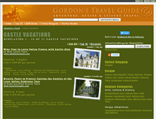 Tablet Screenshot of castle-vacations.gordonsguide.com