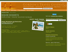 Tablet Screenshot of beach-resorts.gordonsguide.com
