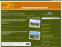 Tablet Screenshot of equestrian-vacations.gordonsguide.com