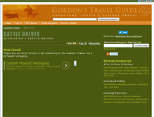 Tablet Screenshot of cattle-drives.gordonsguide.com