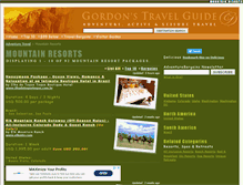 Tablet Screenshot of mountain-resorts.gordonsguide.com