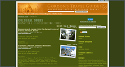 Desktop Screenshot of cultural-tours.gordonsguide.com