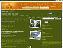 Tablet Screenshot of cultural-tours.gordonsguide.com