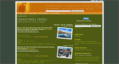 Desktop Screenshot of educational-travel.gordonsguide.com