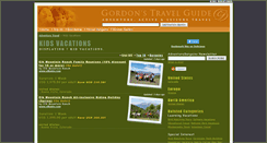 Desktop Screenshot of kids-vacations.gordonsguide.com